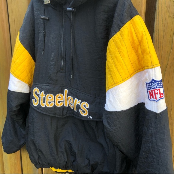 Pittsburgh Steelers Vintage Starter Puffer Jacket - Picture 2 of 9
